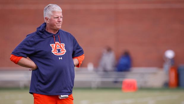 Auburn defensive coordinator Ron Roberts.